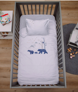 Baby Basics Cot Duvet Cover Set - Bears