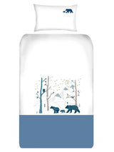 Cot Duvet Cover Set Egyptian Cotton-Into The Woods Duvet Covers Babes & Kids