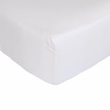 Egyptian Cotton Fitted Sheet -White Bed Sheets Babes & Kids