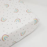 Fitted Sheet-Rainbow Bed Sheets Babes & Kids