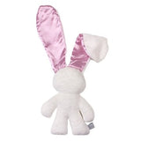 Lilly 'n Jack - Snuggle Bunny - White Fleece with Satin Ears Plushie Lilly 'n Jack White and Pink