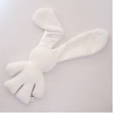 Lilly 'n Jack - Snuggle Bunny - White Fleece with Satin Ears Plushie Lilly 'n Jack White and White