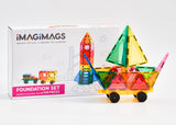 Magnetic Building Tiles - Imagimags 108pc Foundation Set Toys Imagimags