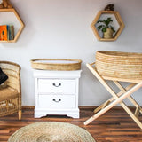 Baby Moses Basket and Stand