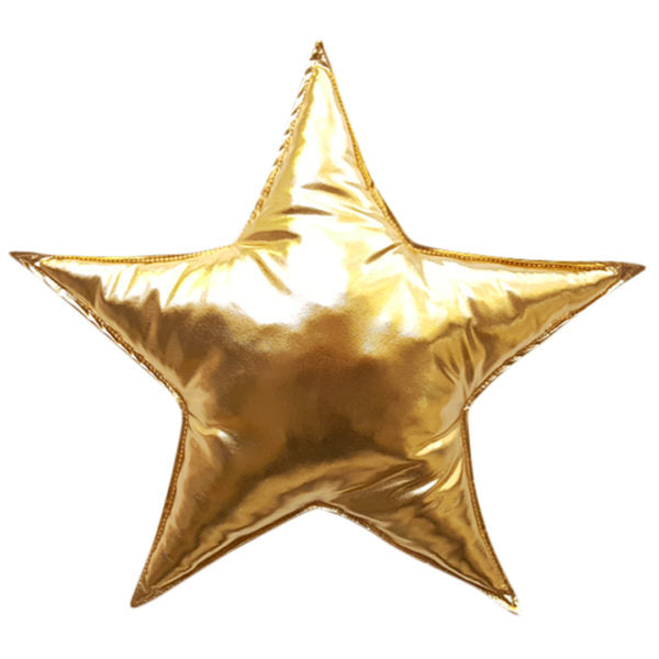 Pillows Metalic Gold Star The Happy Brand