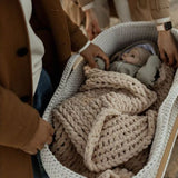 Chunky warm soft baby blanket