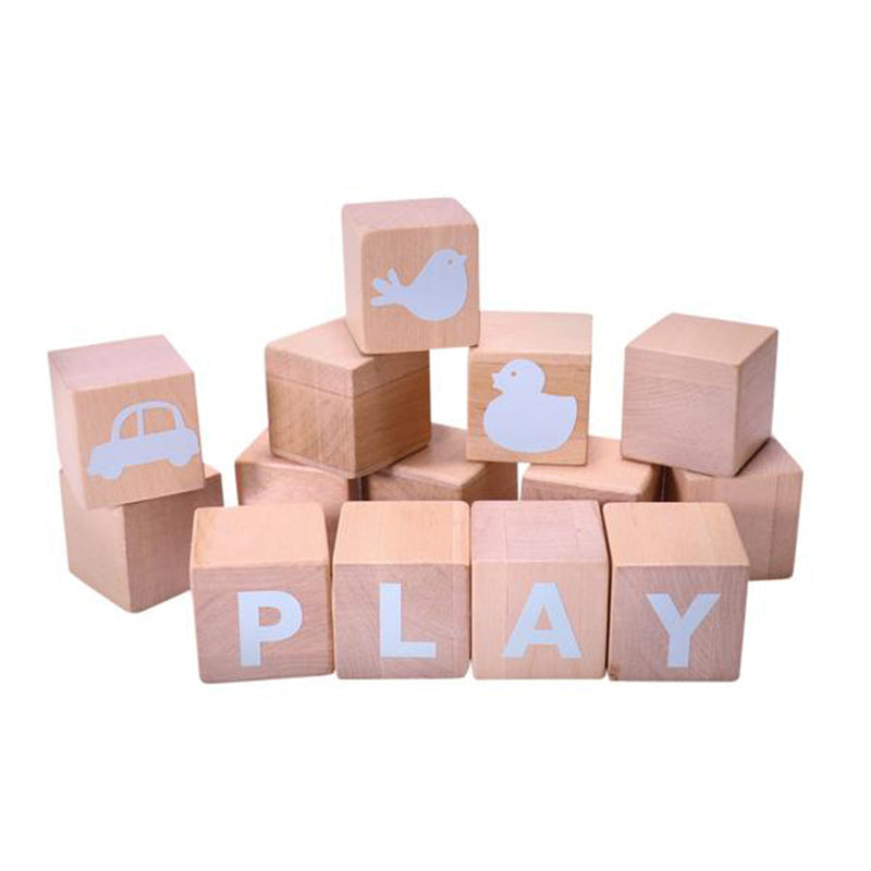 Alphabet Blocks Baby Toys & Activity Equipment GroBaby Blue 