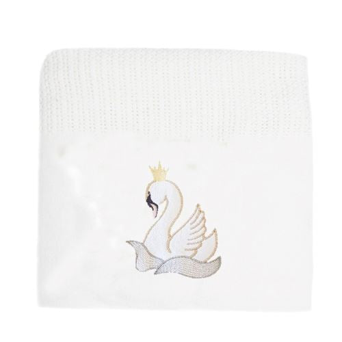 Swan Swaddle Blanket