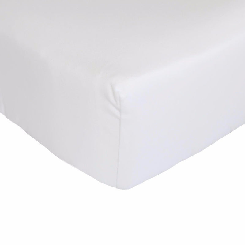 Egyptian Cotton Fitted Sheet -White Bed Sheets Babes & Kids 
