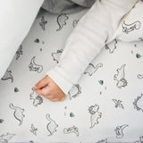 Fitted Sheet Dinosaurs Bed Sheets Babes & Kids 