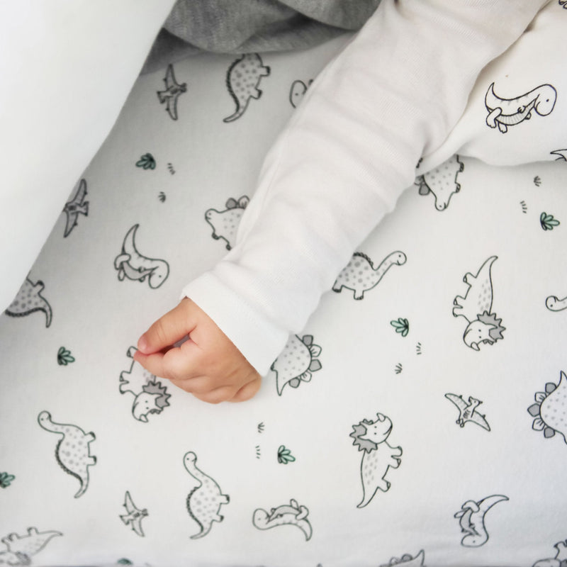 Fitted Sheet Dinosaurs Bed Sheets Babes & Kids 