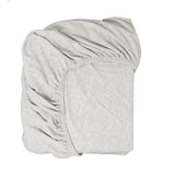 Fitted Sheet-Grey Pinstripe Bed Sheets Babes & Kids 