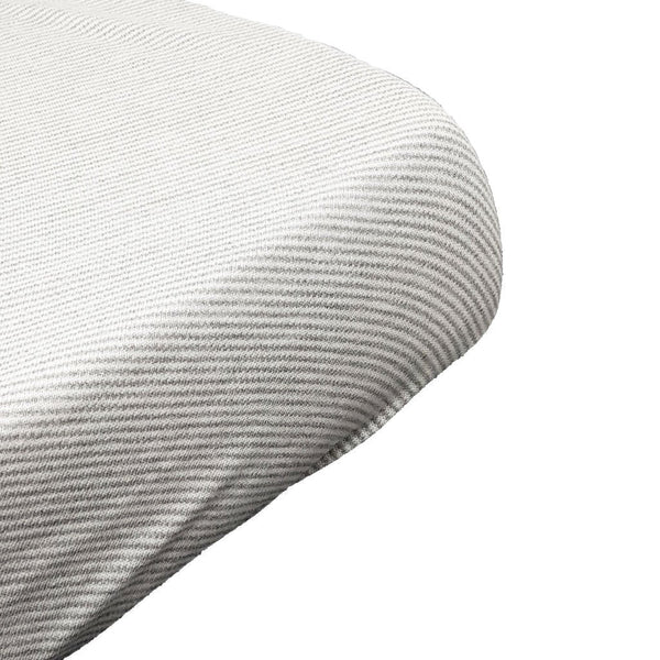 Fitted Sheet-Grey Pinstripe Bed Sheets Babes & Kids 