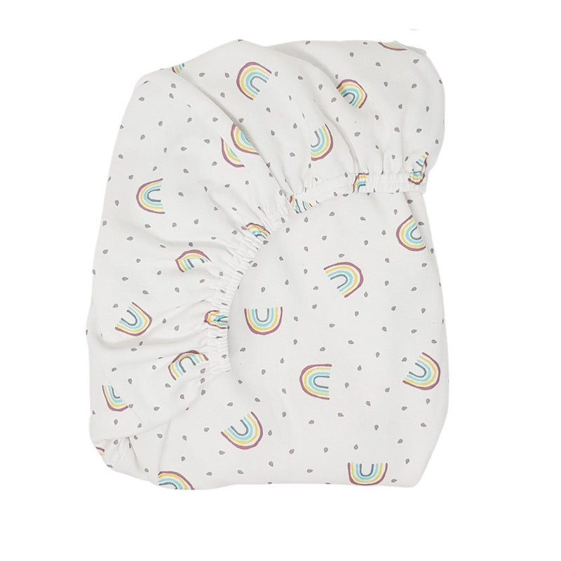 Fitted Sheet-Rainbow Bed Sheets Babes & Kids 