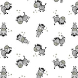 Fitted Sheet - Zany Zebra Bed Sheets Babes & Kids 
