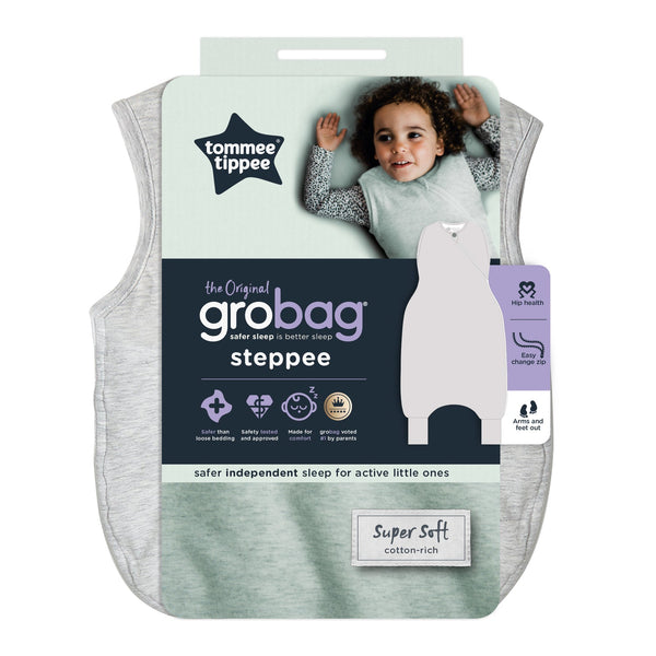 GroSteppee 0.2 Tog | 24 degrees and above Swaddles Tommee Tippee 