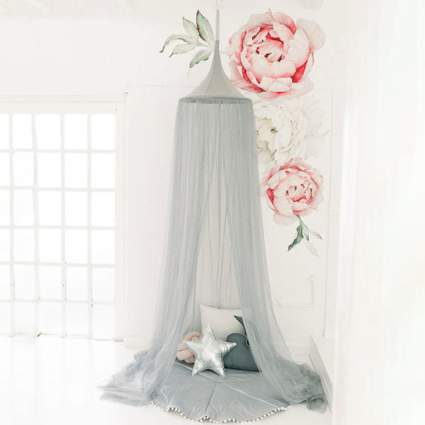 Hanging Canopy Tent Netting Grey