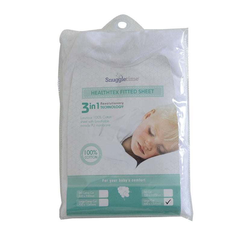 Healthtex Sheet with PU Membrane Baby Bedding Snuggletime 