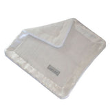 Lilly 'n Jack Snuggle Blankets Baby Bedding Lilly 'n Jack White Fleece White Satin 