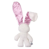 Lilly 'n Jack - Snuggle Bunny - White Fleece with Satin Ears Plushie Lilly 'n Jack White and Pink 
