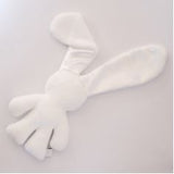 Lilly 'n Jack - Snuggle Bunny - White Fleece with Satin Ears Plushie Lilly 'n Jack White and White 