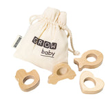 My First Words Teether Wooden Toys GroBaby 