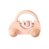 Push Car Wooden Toys GroBaby Pink 