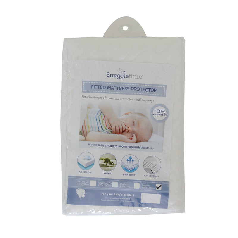 Large cot mattress protector hot sale