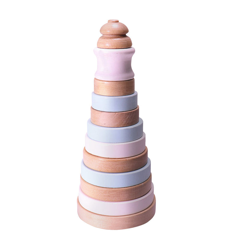 Wooden Stacker Wooden Toys GroBaby Blue 