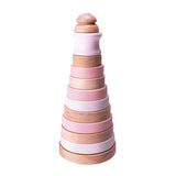 Wooden Stacker Wooden Toys GroBaby Pink 
