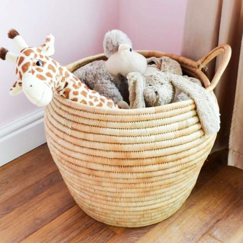 Woven Toy Basket Woven Toy Basket Love Local 